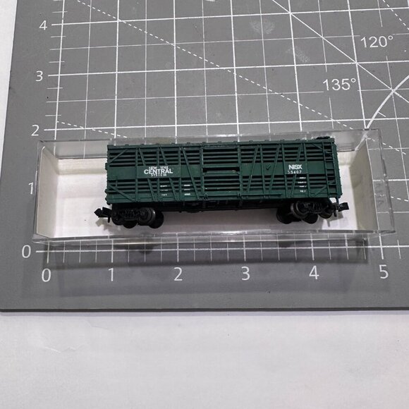 Green Atlas Cattle Cars 2252 N Scale New York Central NYC w Original Box - Picture 9 of 9